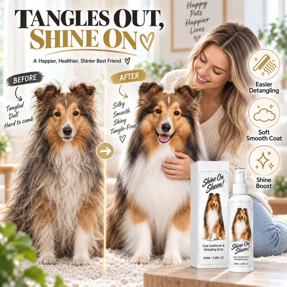 Pet Coat Detangling and Conditioning Spray