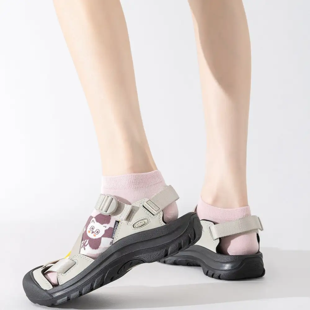Playful Cartoon Animal Cotton Ankle Socks