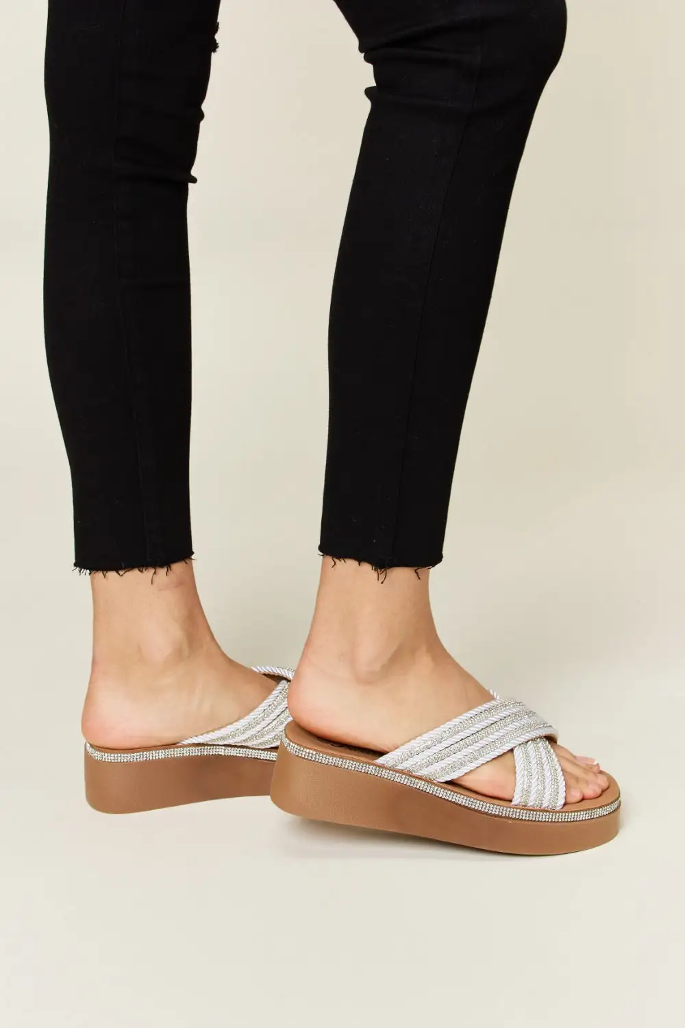 Easygoing Platform Wedge Sandals