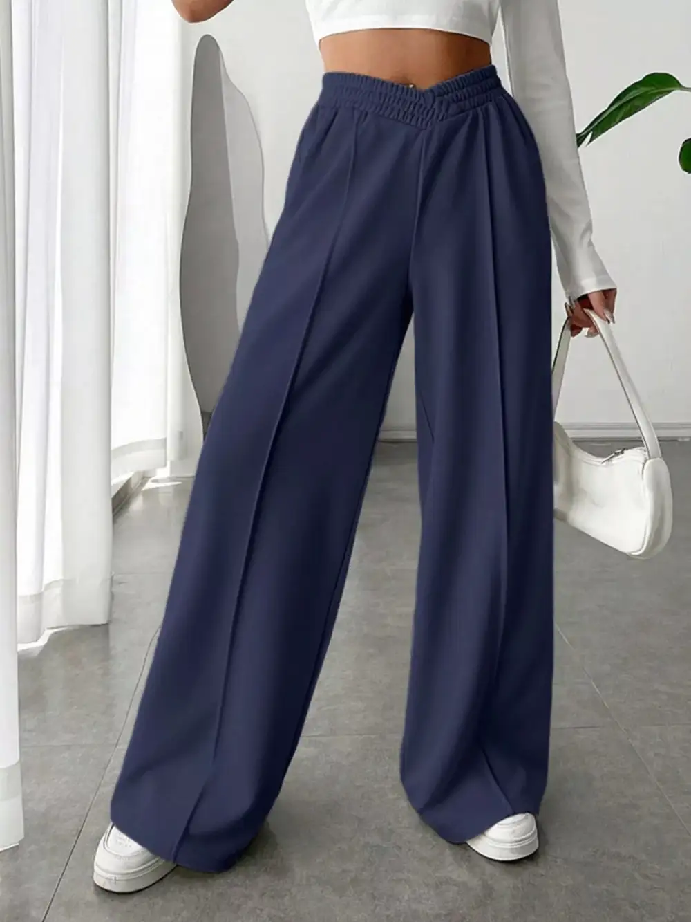 Everyday Wide Leg High Waist Pants