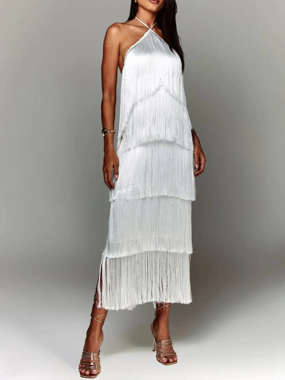 Fringe Maxi Dress