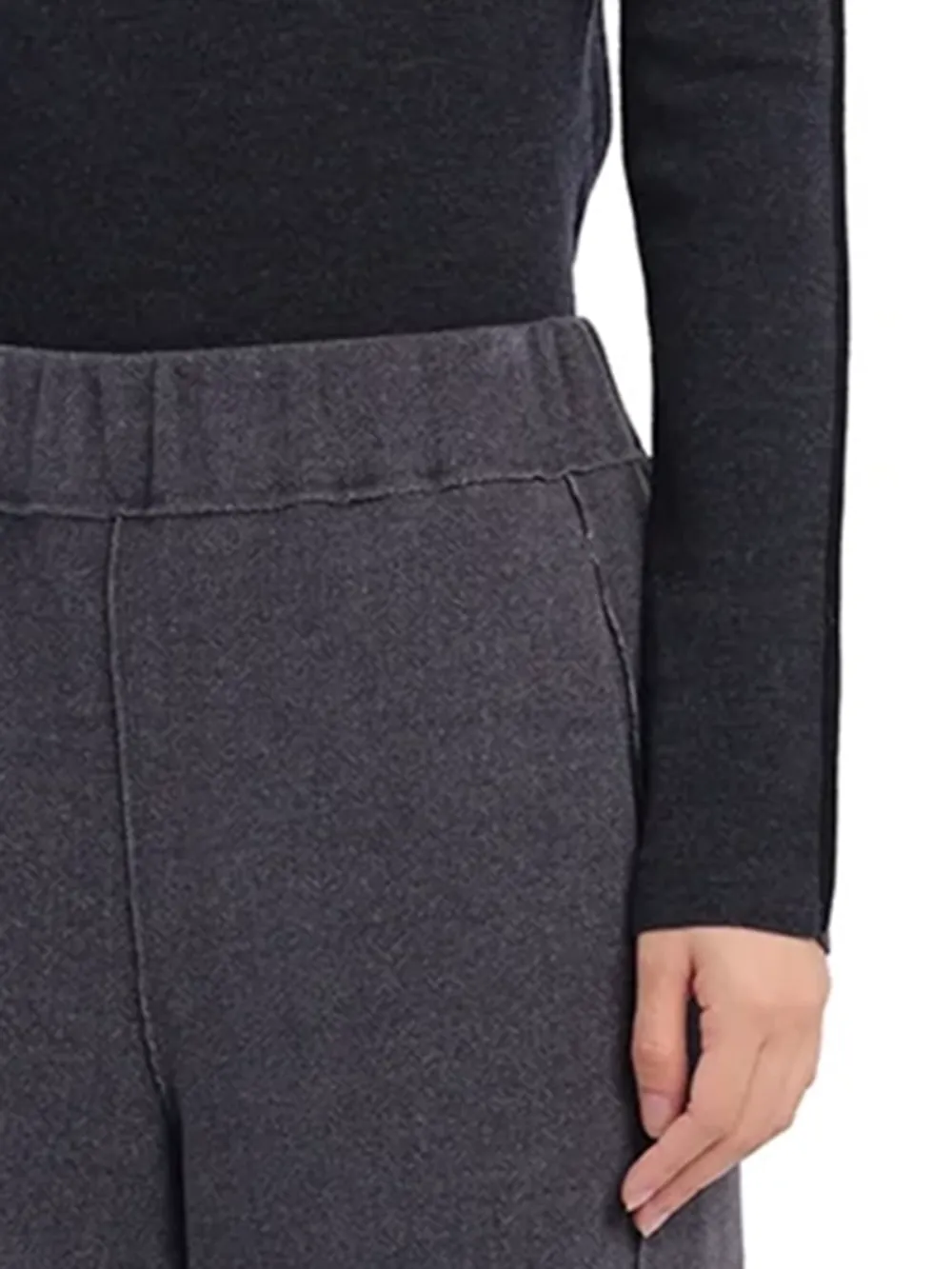 Basic Solid Turtle Neck Knit Top