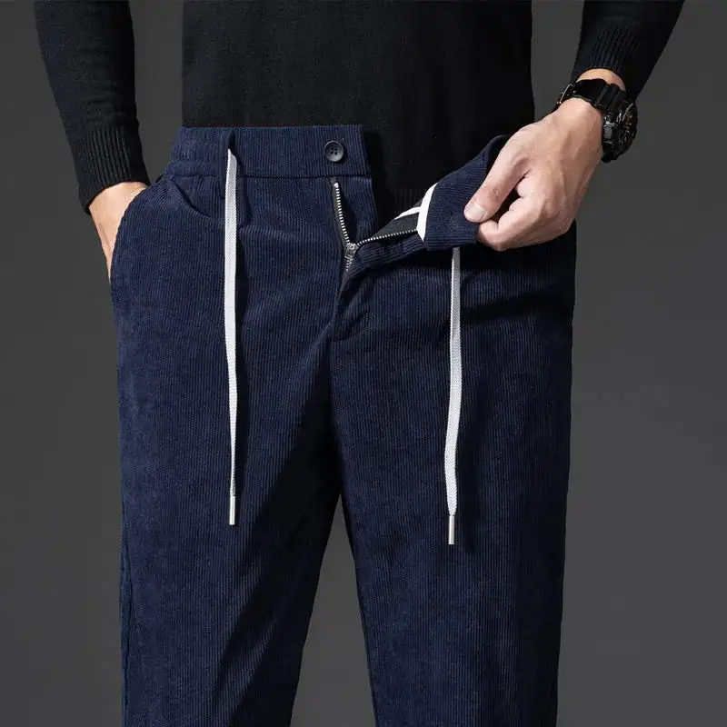 Men's Textured Corduroy Chino Pants