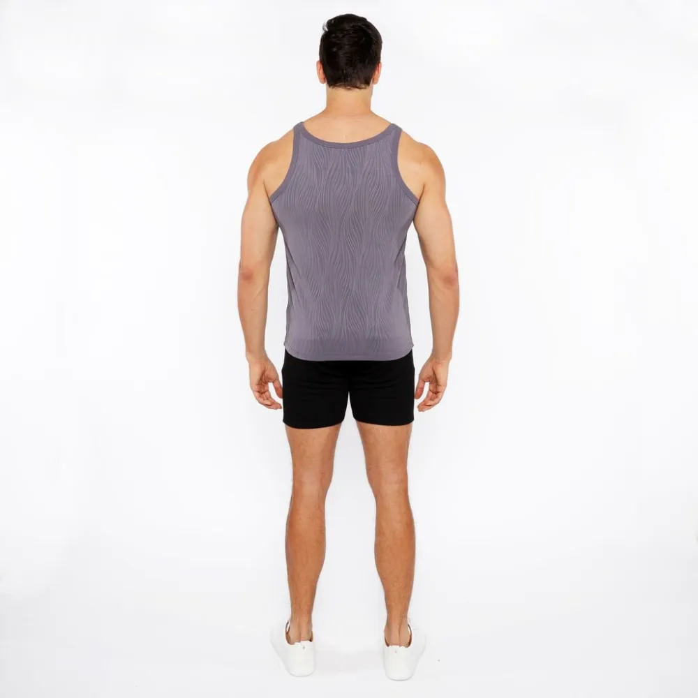 Contour Textured Knit Tank Top