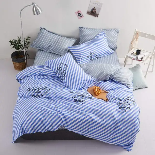 (Store Closing Sale) Duvet Cover Flat Bed Sheet Bedding Set