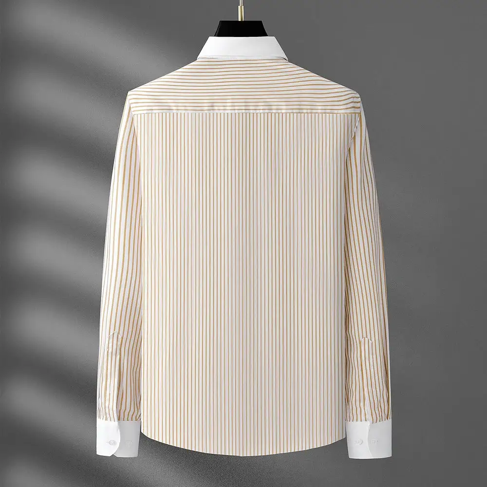 Pinstripe Dress Button Shirt