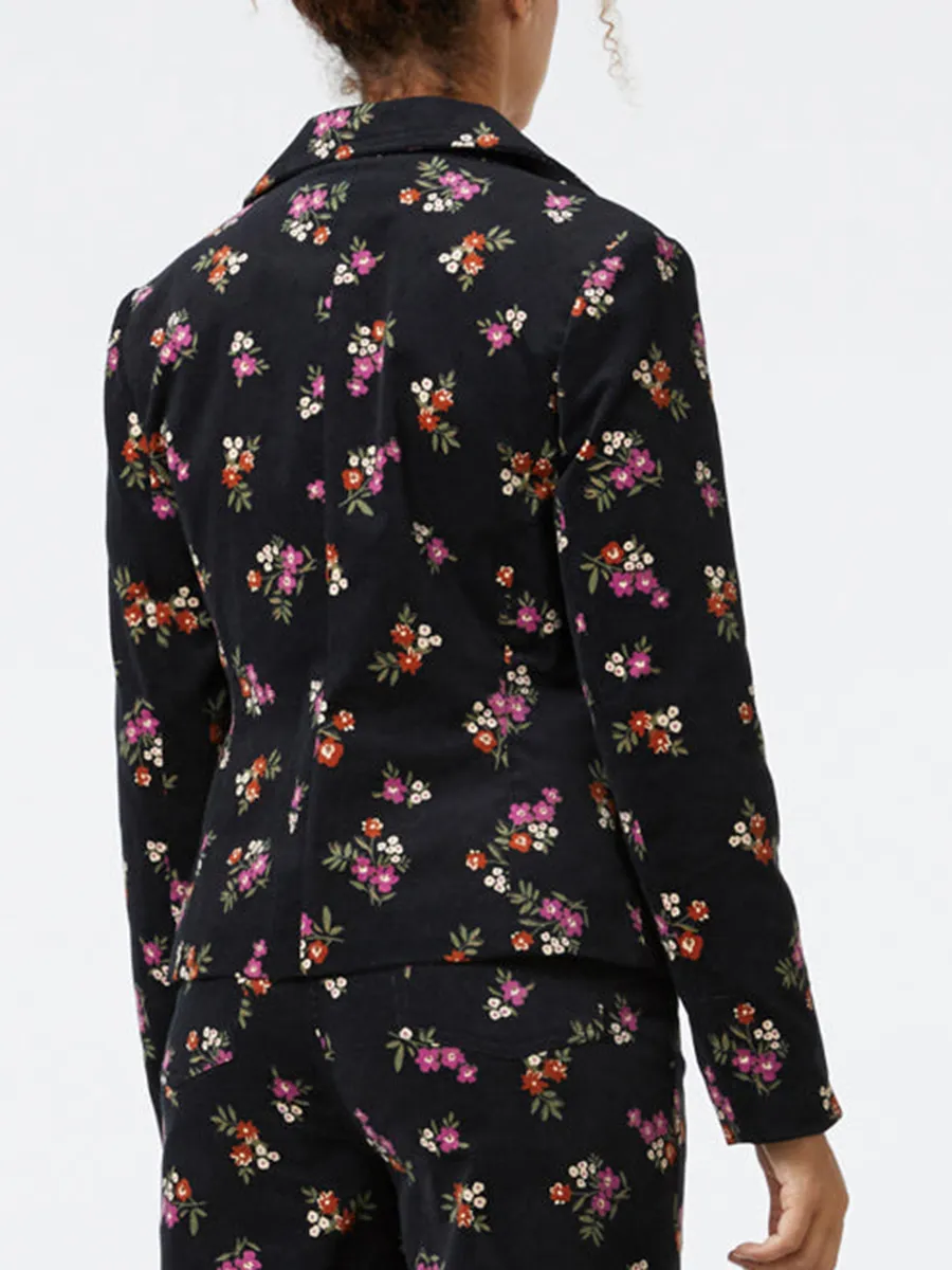 Women's floral casual jacket