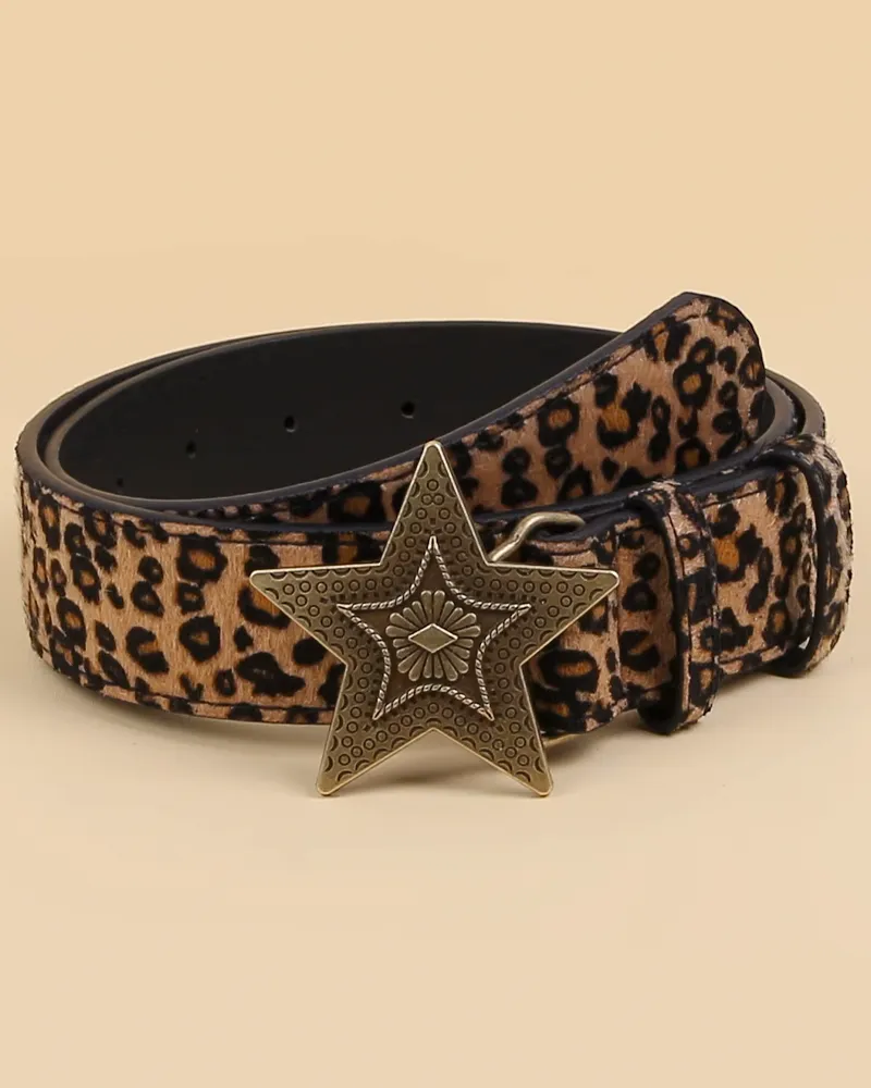 Casual Animal Print Women's Belt