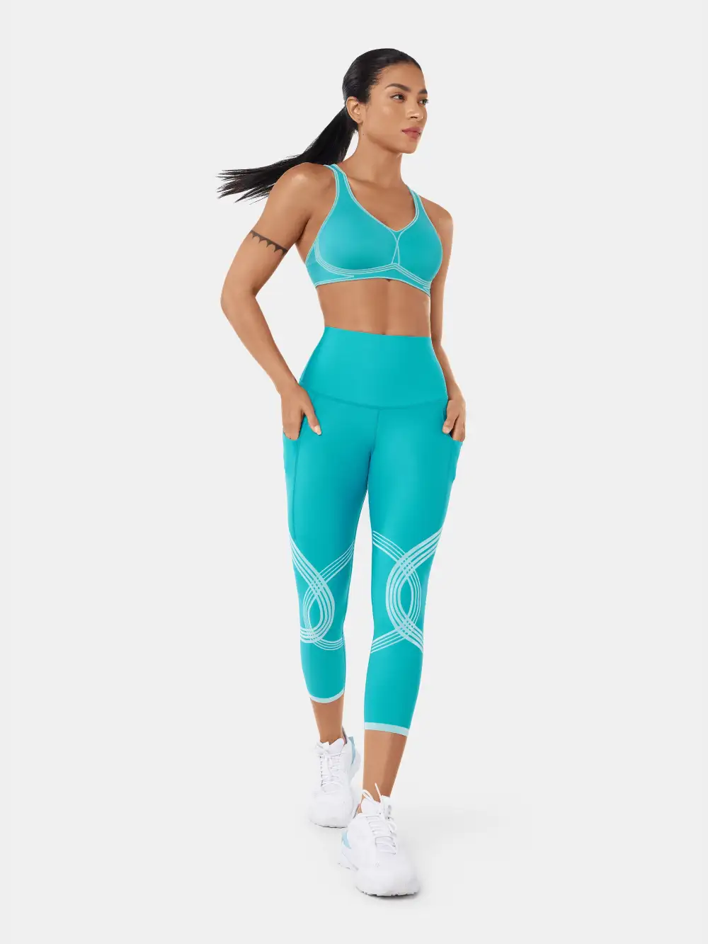 Body Sculpt Side Pocket 7/8 Leggings