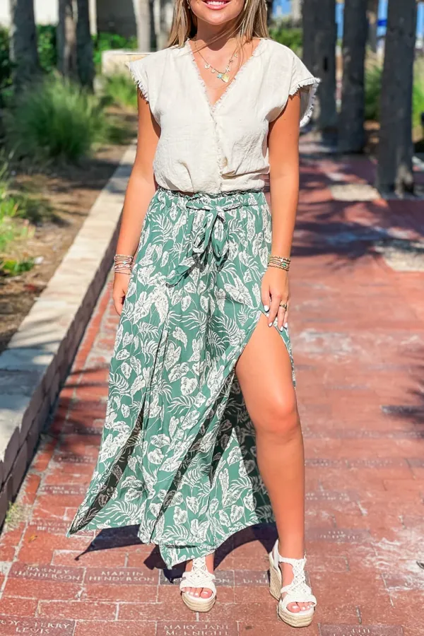 V-Neck Hip-Hop Cut Top