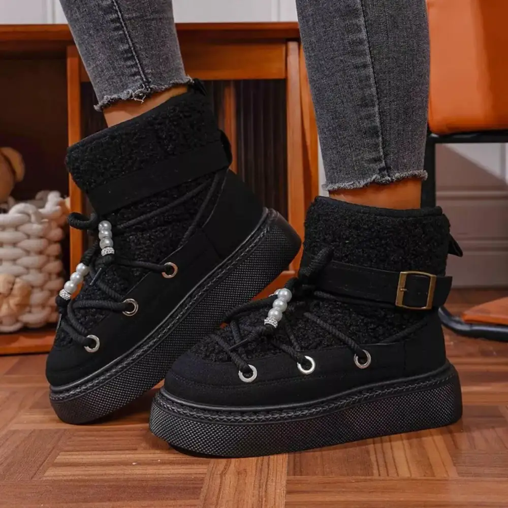 Classic Lace-Up Platform Boots