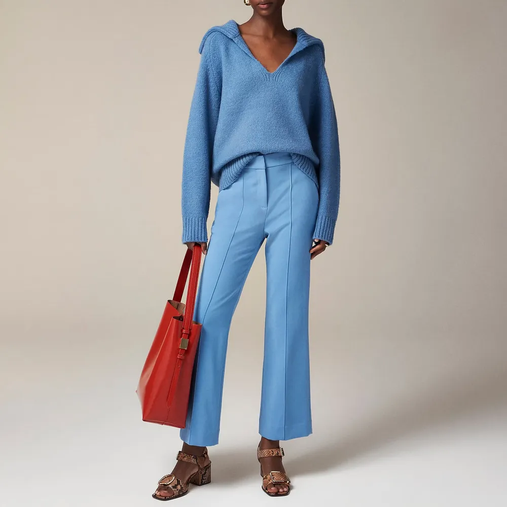 Mid-Waist Cropped Natalia Pants