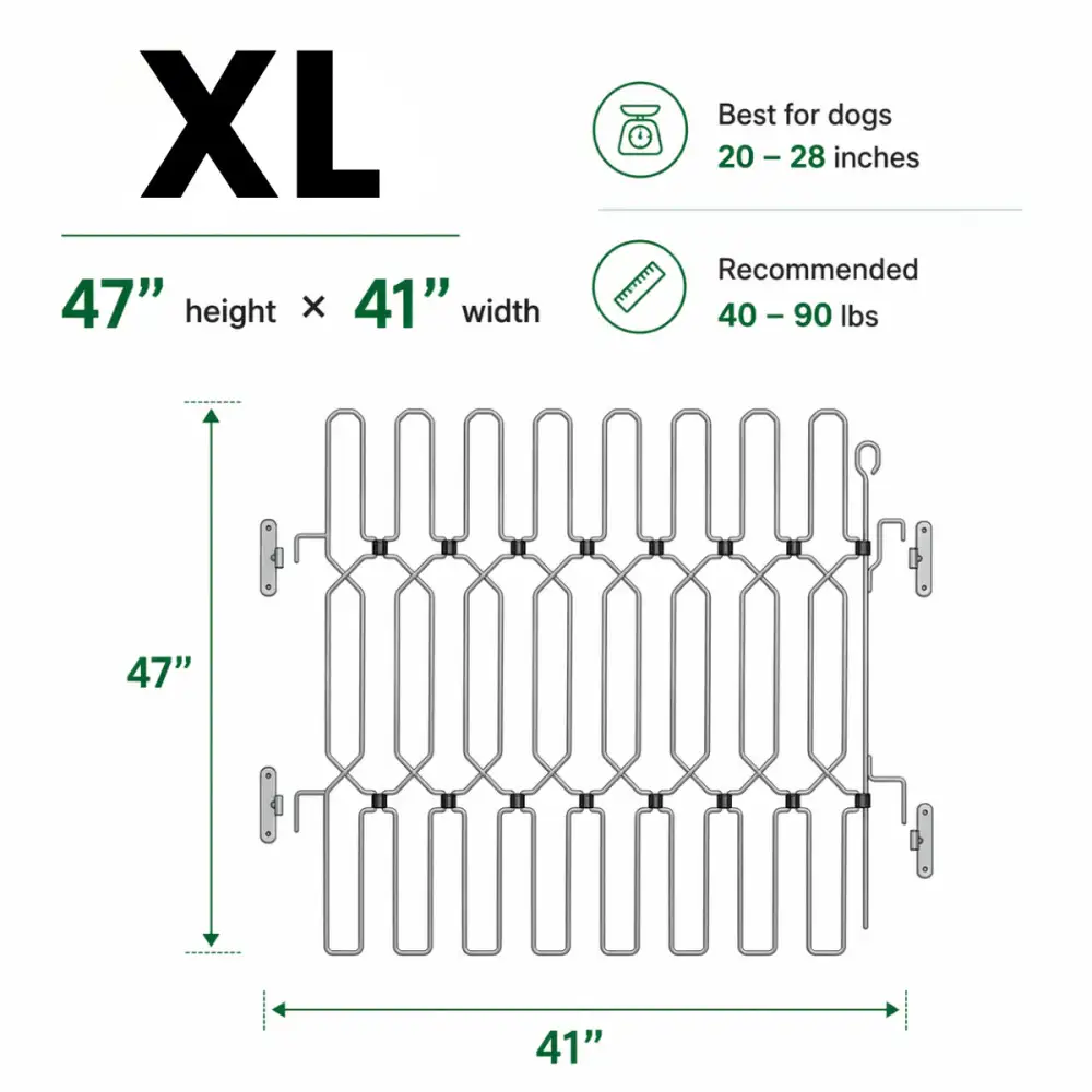 Metal Expandable Pet Gate