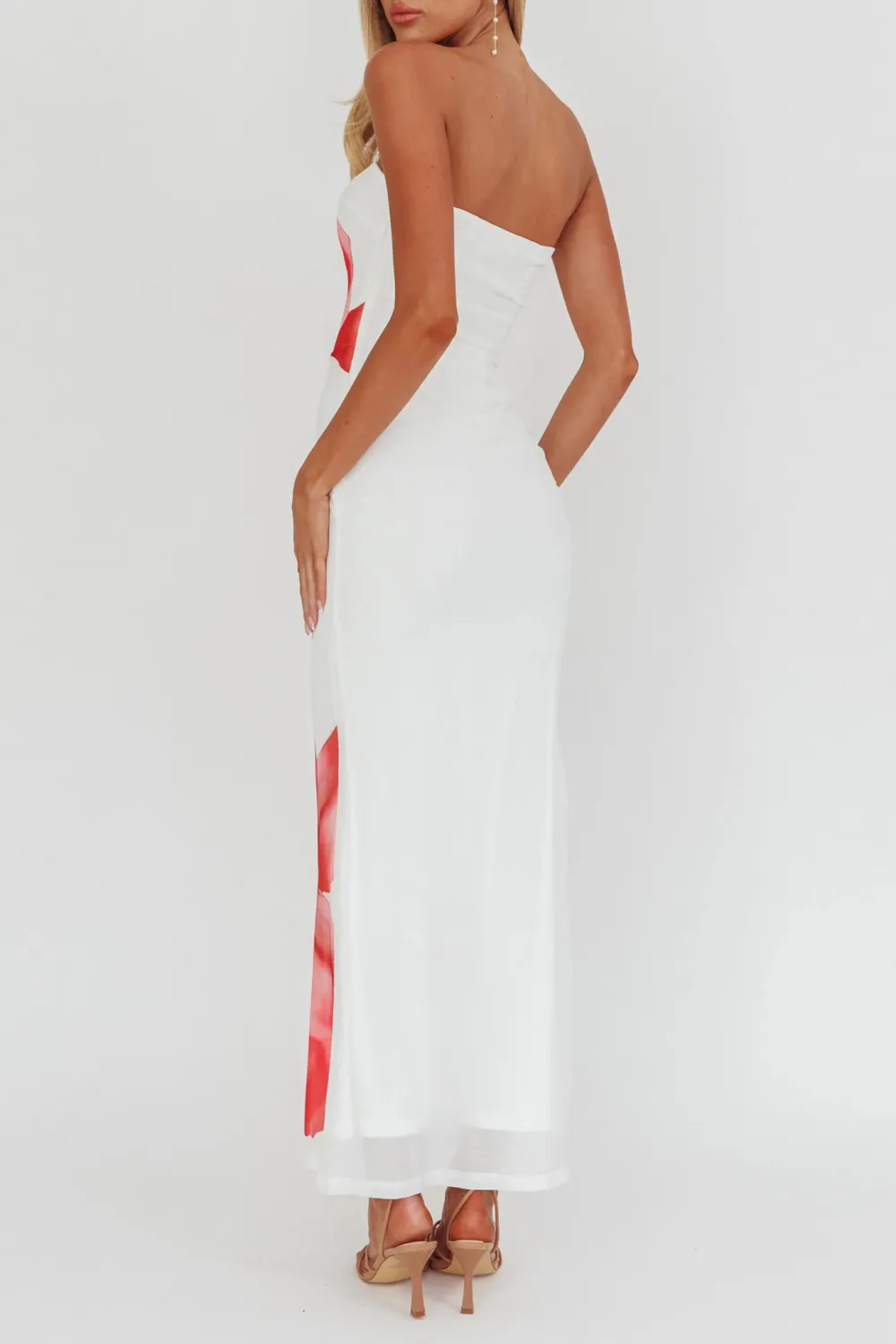 Holiday Style Bodycon Printed Long Dress