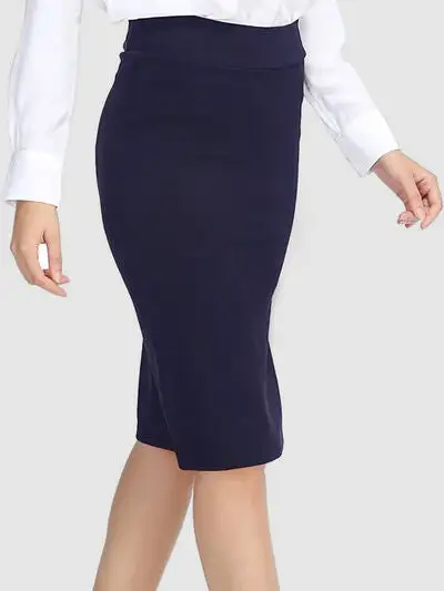High-Waist Wrap Skirt