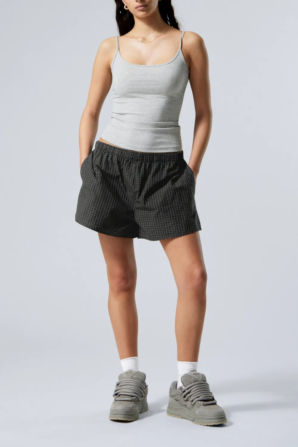 Scoop Neck Spaghetti Strap Top