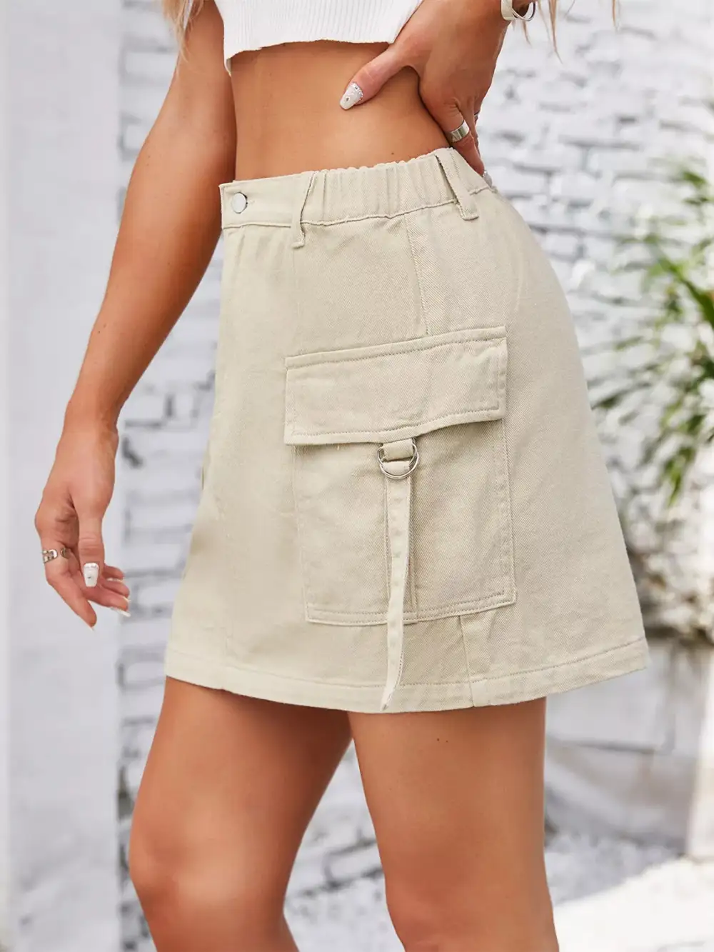 Denim Casual Skirt