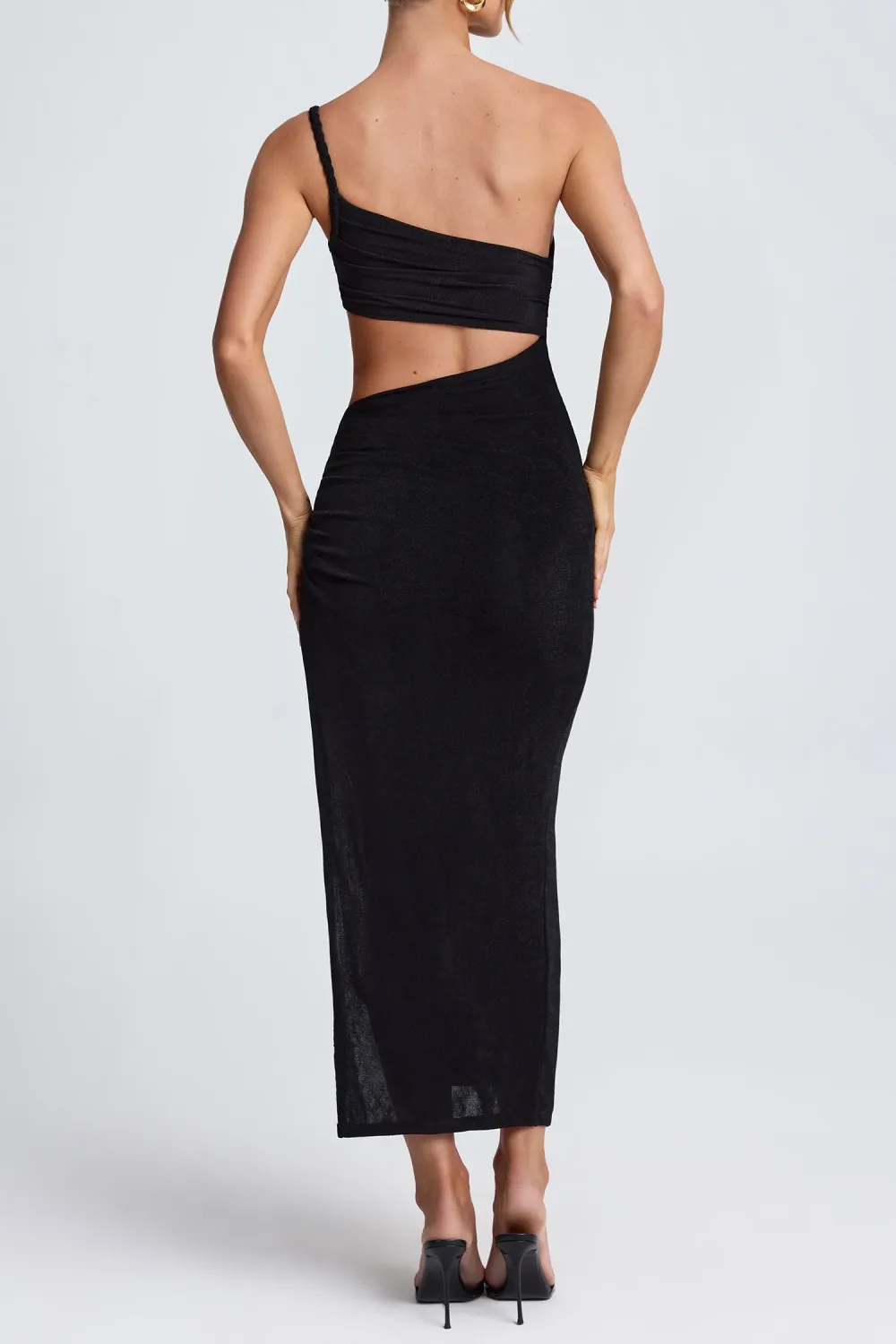 Design Solid Color Hollow Fashion Dress