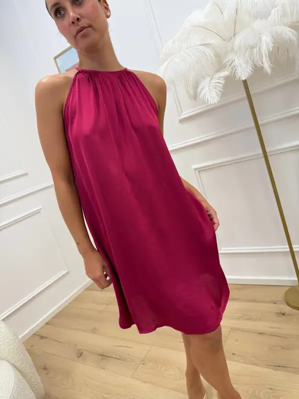 Cottage a Line Strappy Viscose Dress