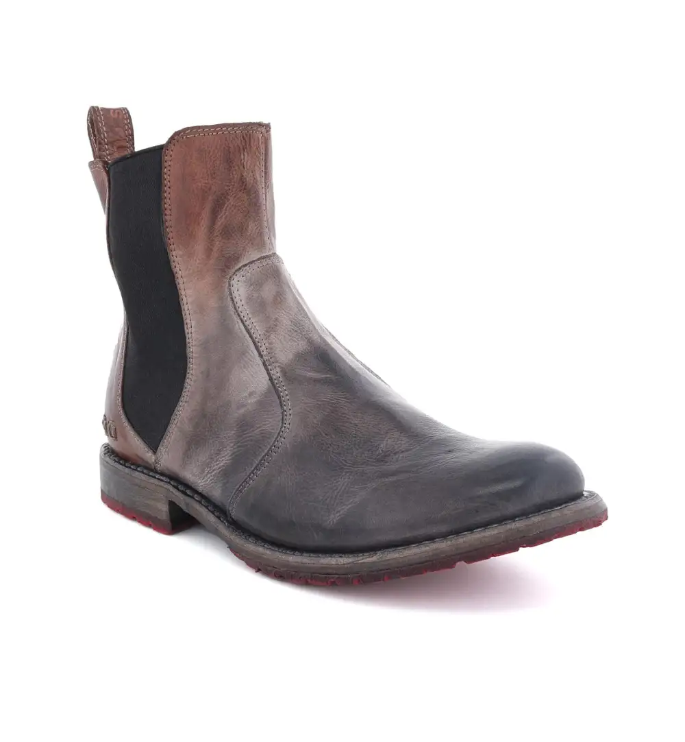 Slip-On Distressed Chelsea Boots