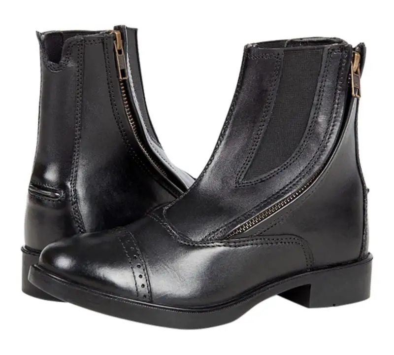Timeless Zip Leather Paddock Boots