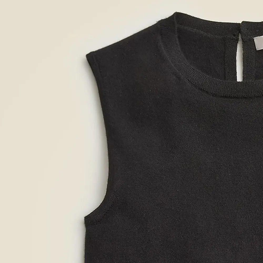 Cashmere-Blend Cropped Tops