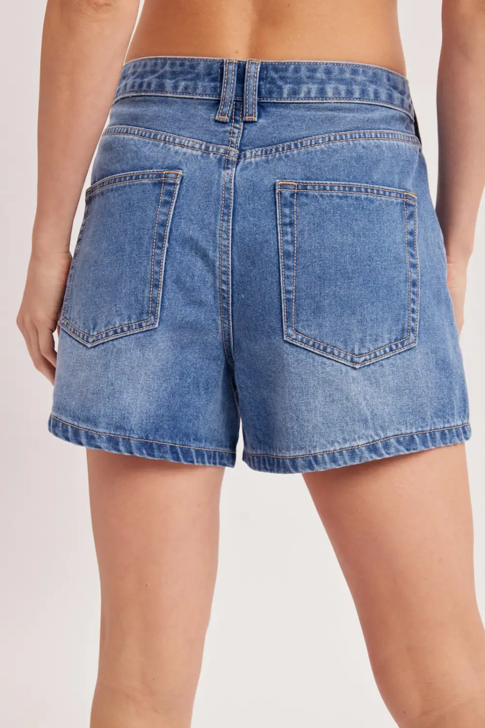 Roomy Relaxed Cotton Blend Casual Shorts
