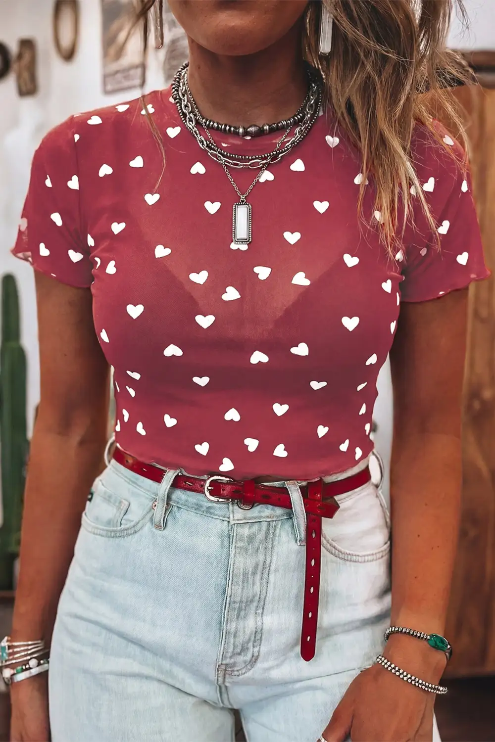 Airy Cap Sleeve Short Sleeve Tee