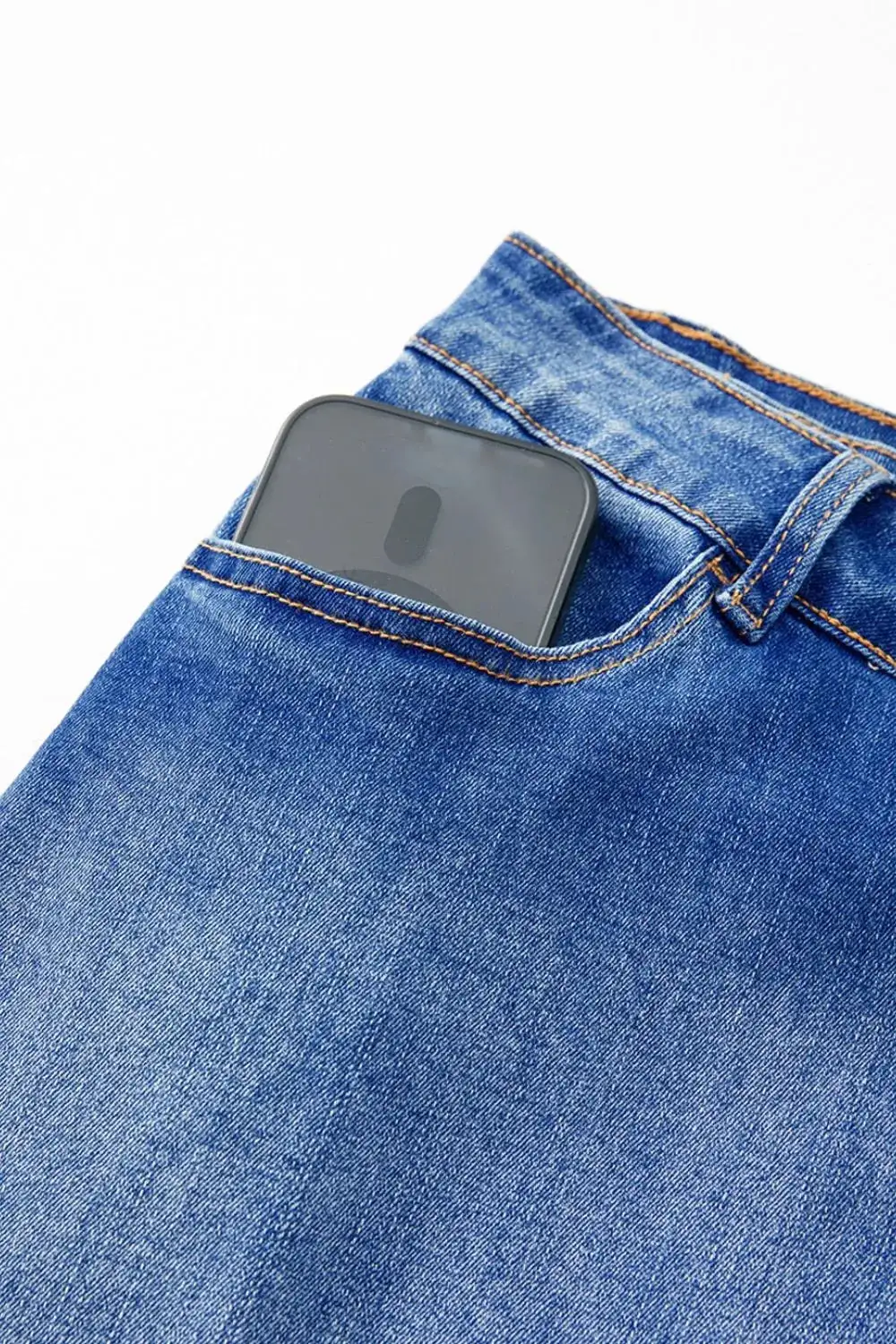 Denim Wrapped Mini Skirt