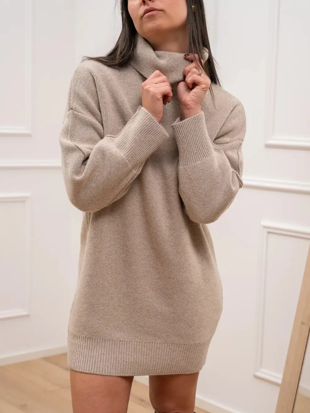Meadow Easy Drape Mini Dress