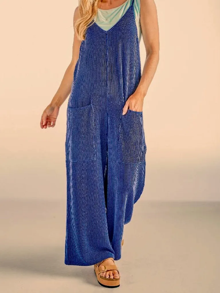Roomy Relaxed Casual Jumpsuit