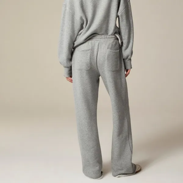Casual Wide-Leg Stretch Sweatpants