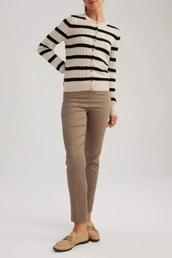 Elastic-Waist Solid Training Pants