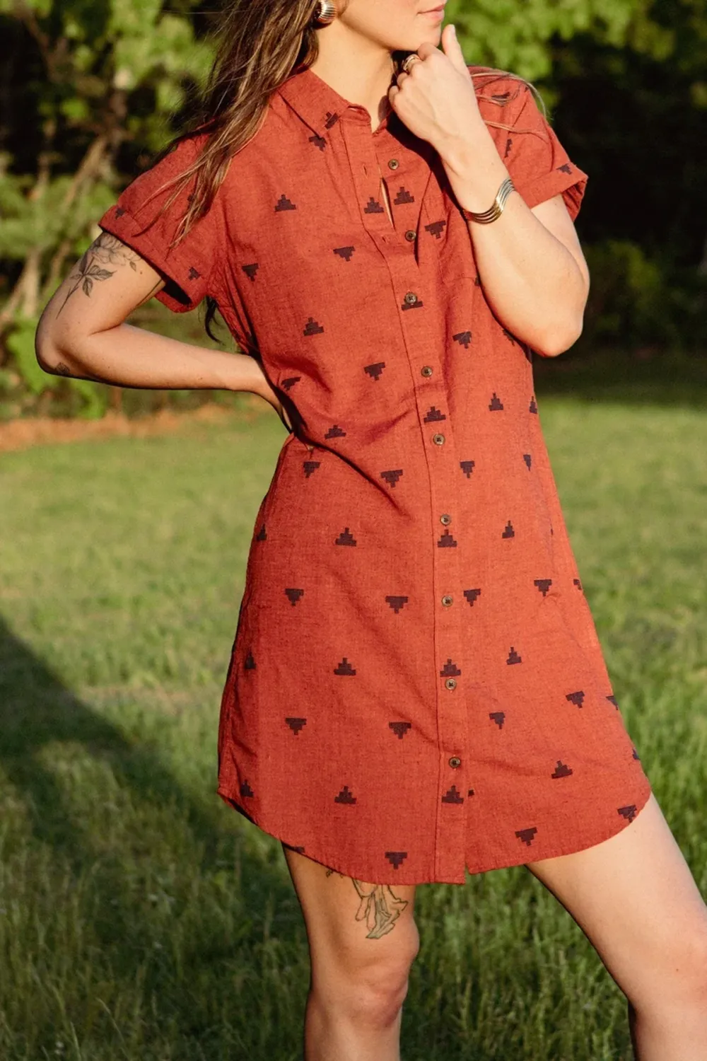 The Loren Shirt Dress