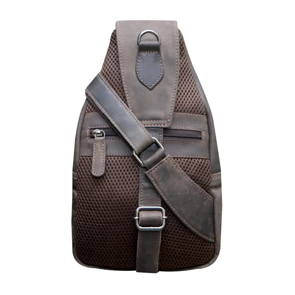 Compact Leather Sling Bag