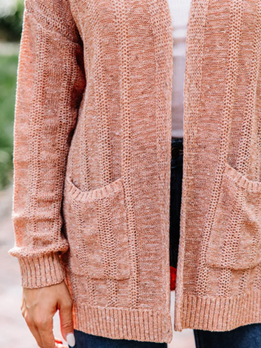 Knitted Brown Cardigan