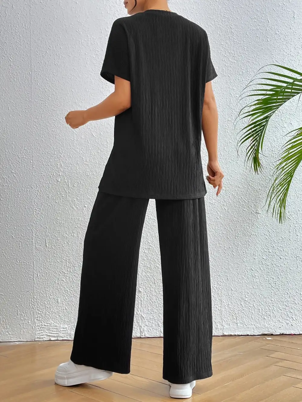 Neck Short Jumpsuit