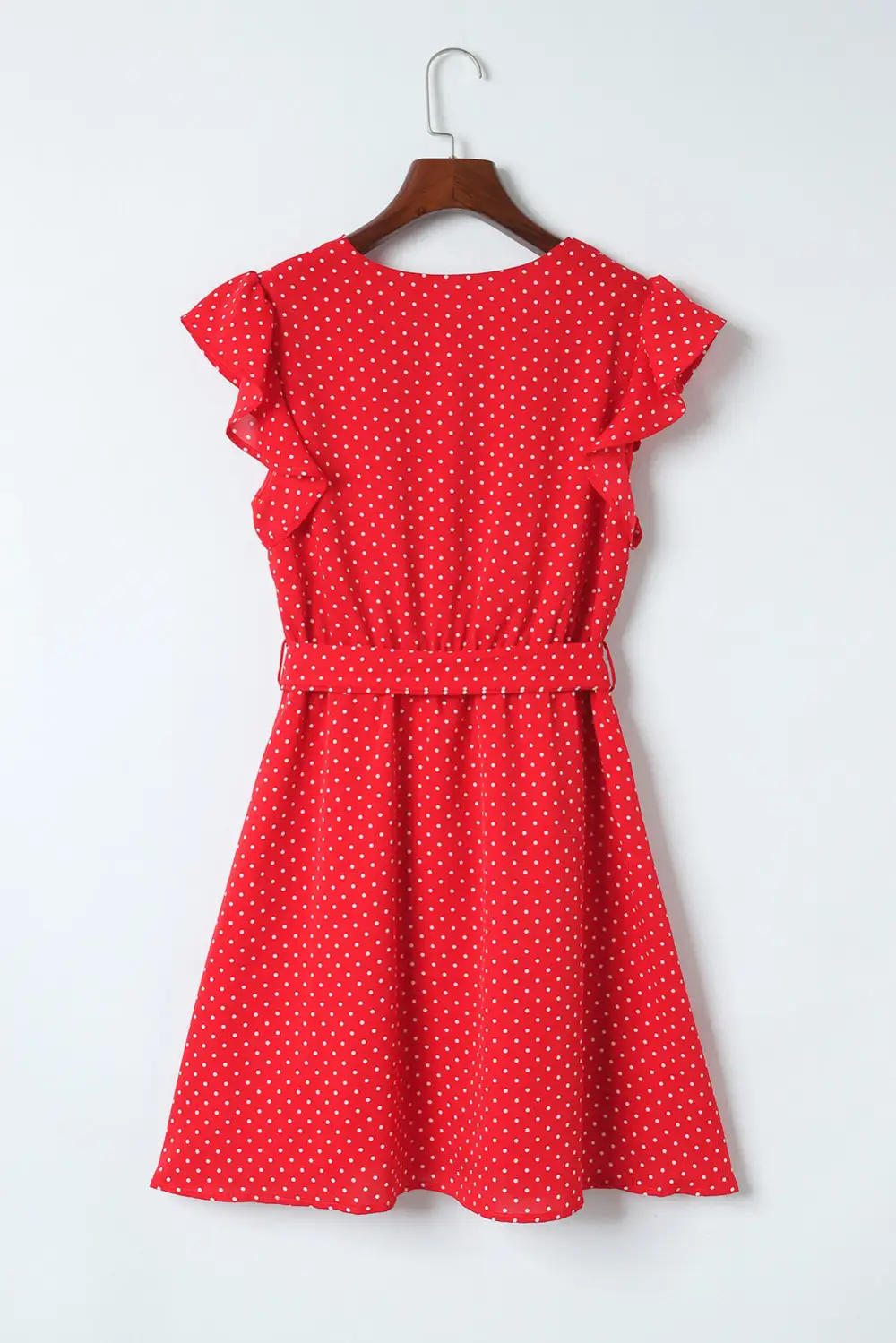 Everyday Surplice Neck Tie Detail Dress