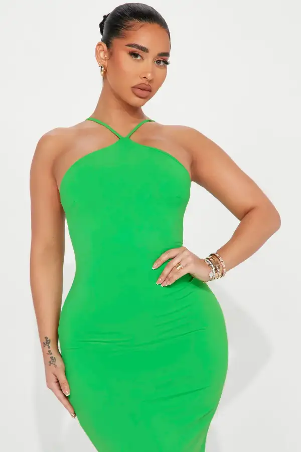 Gigi Sculpting Maxi Dress - Green