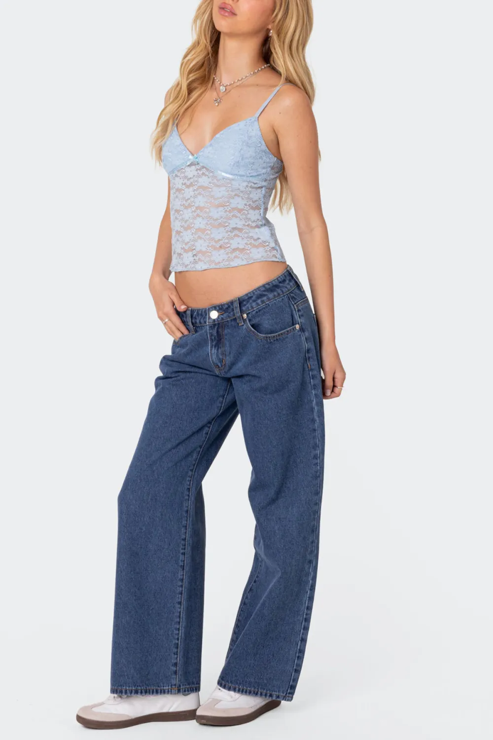 Sexy See-Through Lace Tank Top