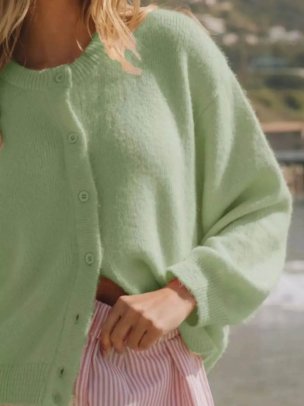 Soft Button Down Knit Cardigan