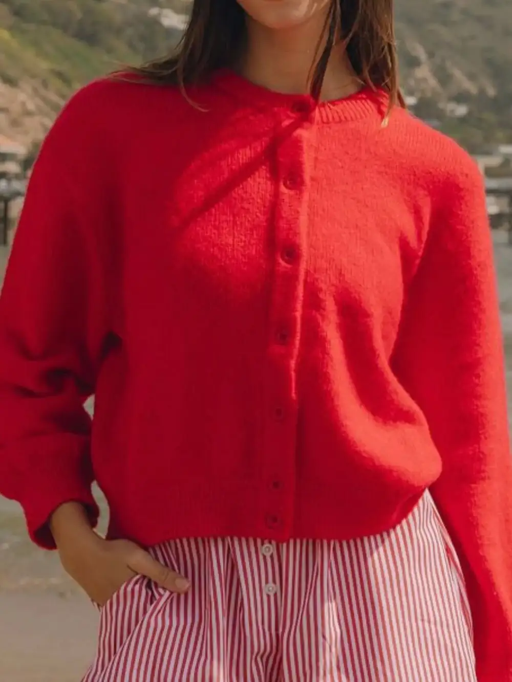 Soft Button Down Knit Cardigan