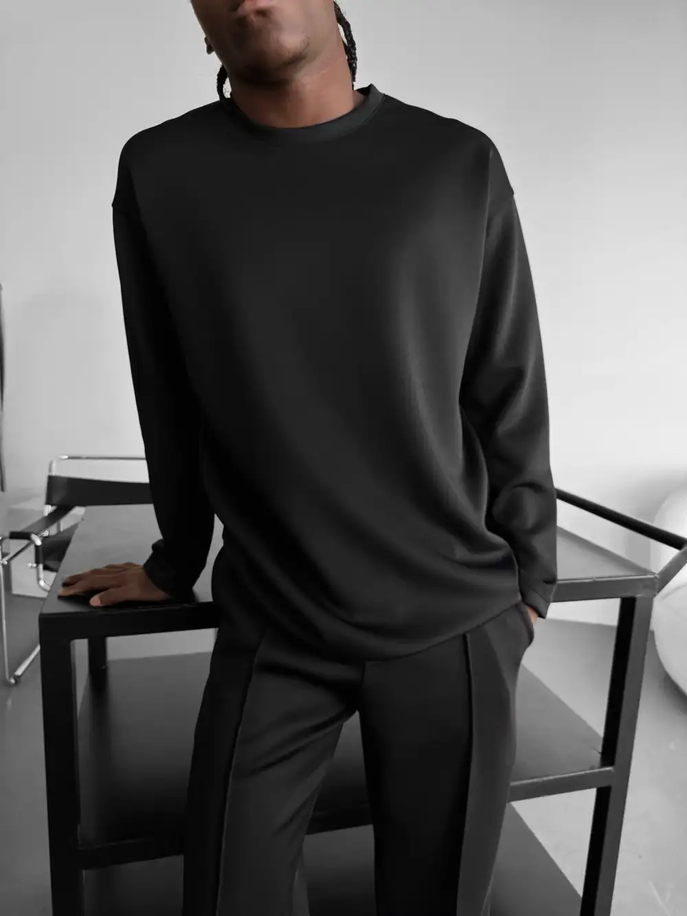 Relaxed Diver Inspired Sweatshirt