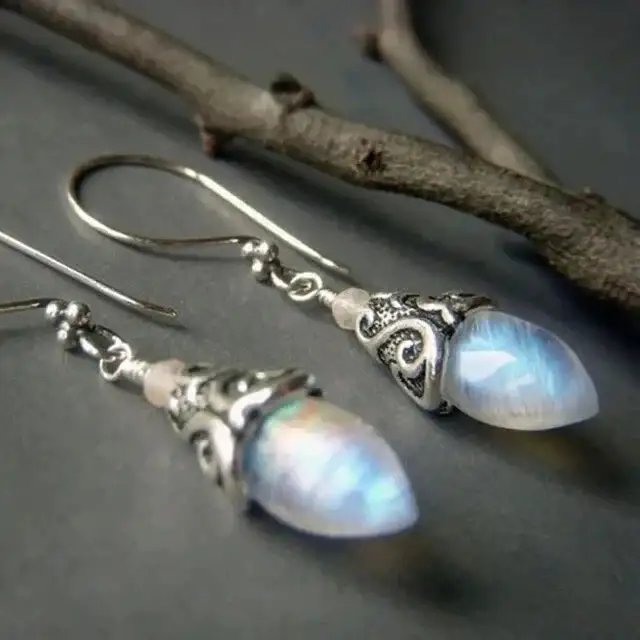 Celestial Stone Drop Earrings