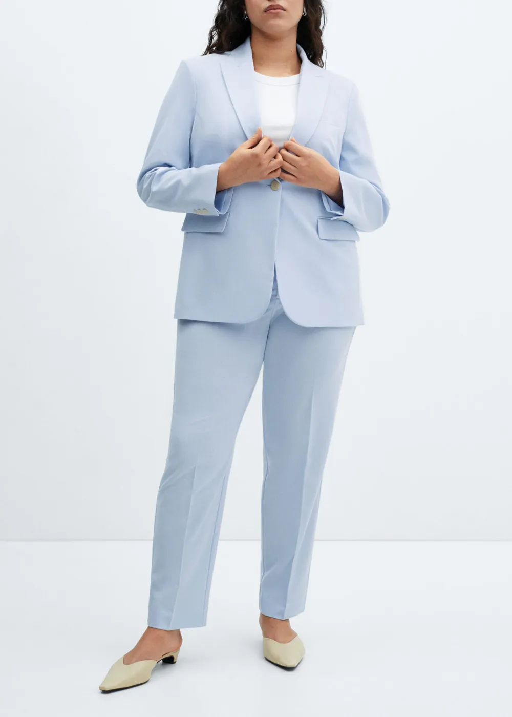 Straight suit pants