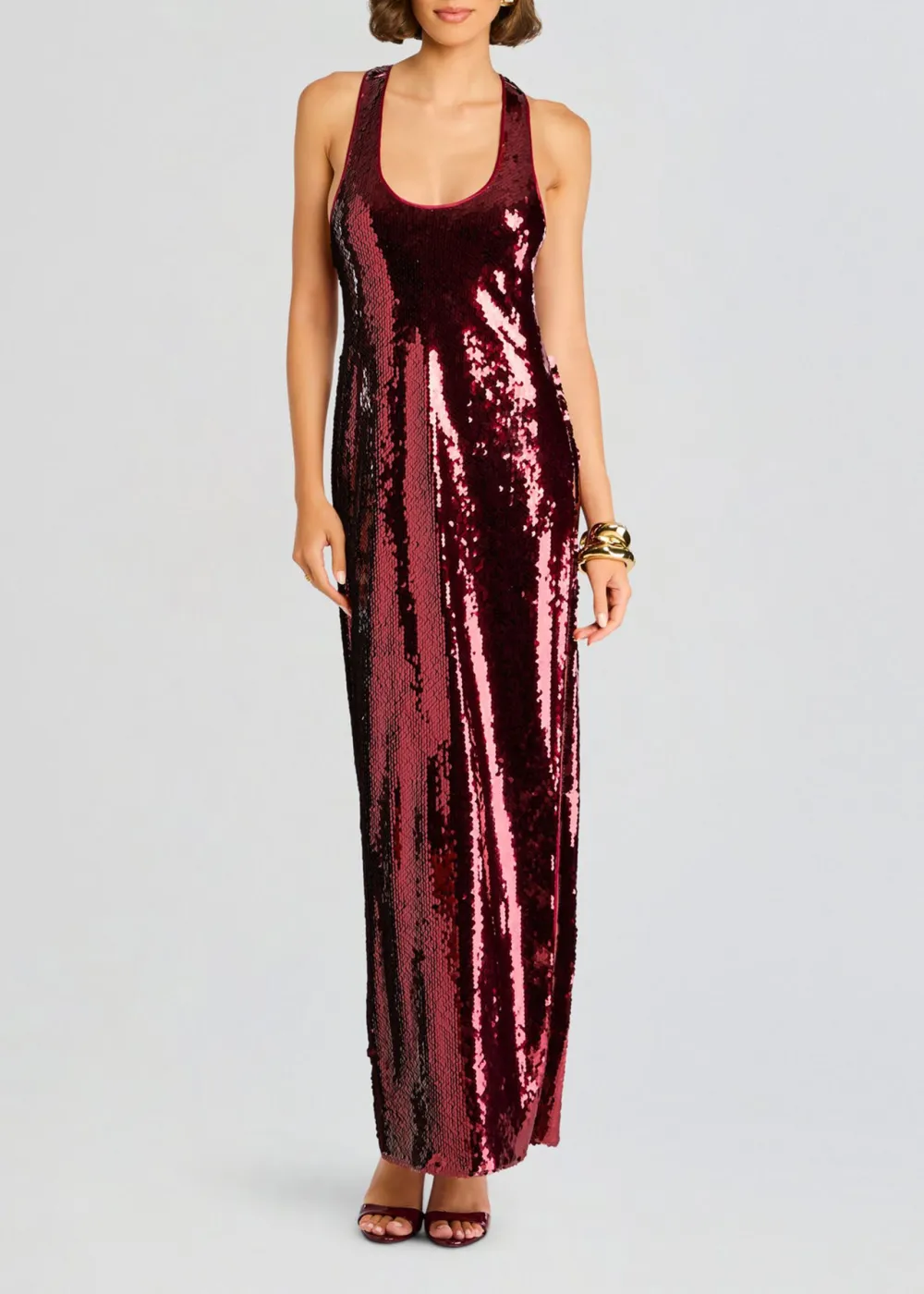 Sequin Tank Maxi Dress