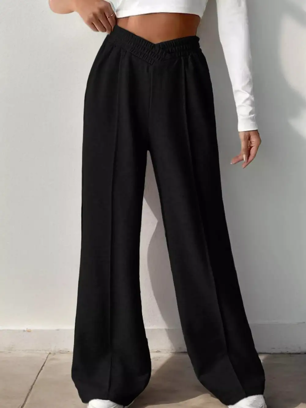Everyday Wide Leg High Waist Pants