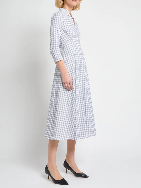 Cotton Plaid Dress