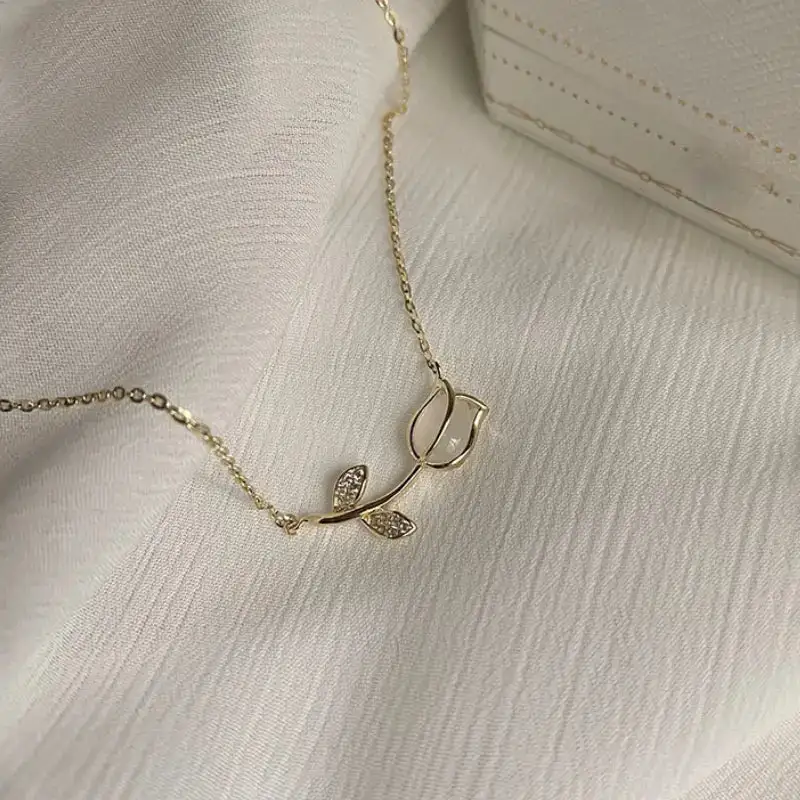 Delicate Tulip Necklace