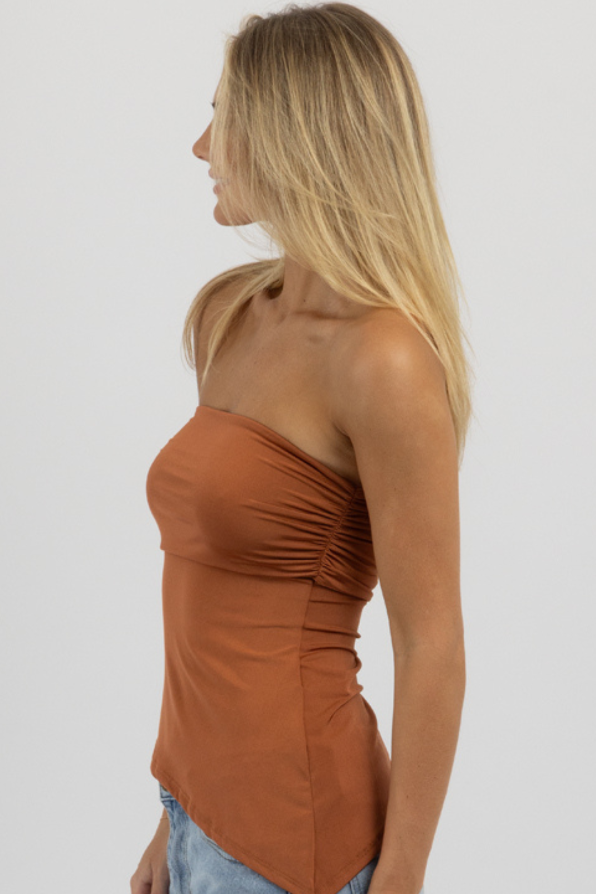 AVA COPPER ASYMMETRIC TOP